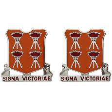 447th Signal Battalion Unit Crest (Signa Victoriae)